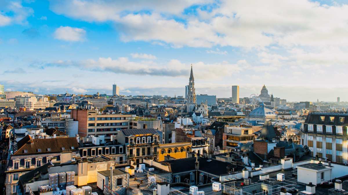 Panorama de la ville de Bruxelles.